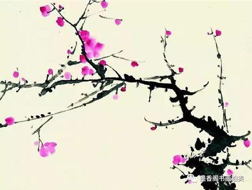 水墨画梅视频,水墨画梅视频赏析