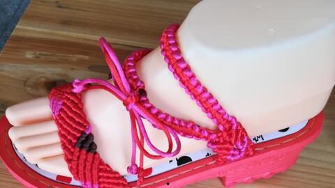 手编凉鞋教程视频,轻松学会制作夏日时尚凉鞋